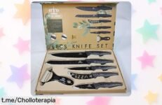 Set de cuchillos profesionales Royal Swiss: ¡un súper chollo que te convertirá en chef! Aprovecha esta oferta limitada y dale un toque especial a tus recetas ya.