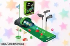 Set de golf para niños con devolvedor automático LED y pelotas luminosas, diversión sin límites ¡Precio rebajado! No dejes que se agoten estos juegos increíbles para peques.