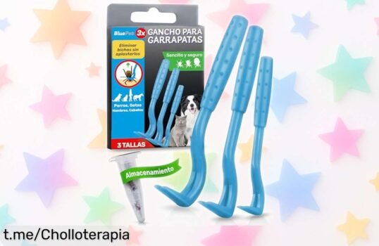 Set de pinzas BluePet para garrapatas, elimina fácil y sin dolor a un precio rebajado; la seguridad que tu mascota merece está aquí. ¡No lo dudes más y protege a quien amas ya!