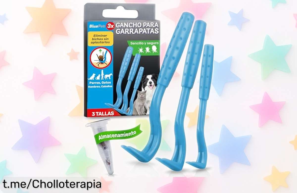 Set de pinzas BluePet para garrapatas, elimina fácil y sin dolor a un precio rebajado; la seguridad que tu mascota merece está aquí. ¡No lo dudes más y protege a quien amas ya!
