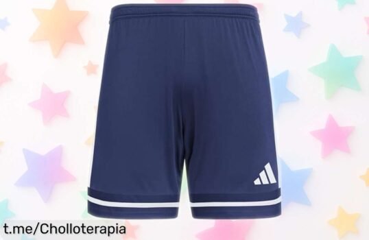 Short hombre Adidas Squadra25 en team navy blue con tejido que seca rápido, ¡ofertón imperdible para lucir y sentirte increíble mientras entrenas!
