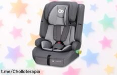 Silla de coche Kinderkraft Safety Fix 2 ISize, instalación fácil y súper segura a precio rebajado. ¡Corre, que esto vuela! Protege a tu peque con este ofertón irresistible.