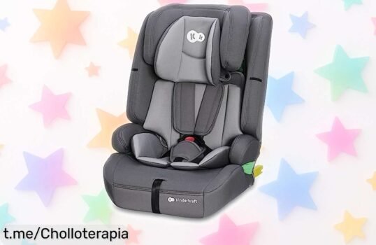 Silla de coche Kinderkraft Safety Fix 2 ISize, instalación fácil y súper segura a precio rebajado. ¡Corre, que esto vuela! Protege a tu peque con este ofertón irresistible.
