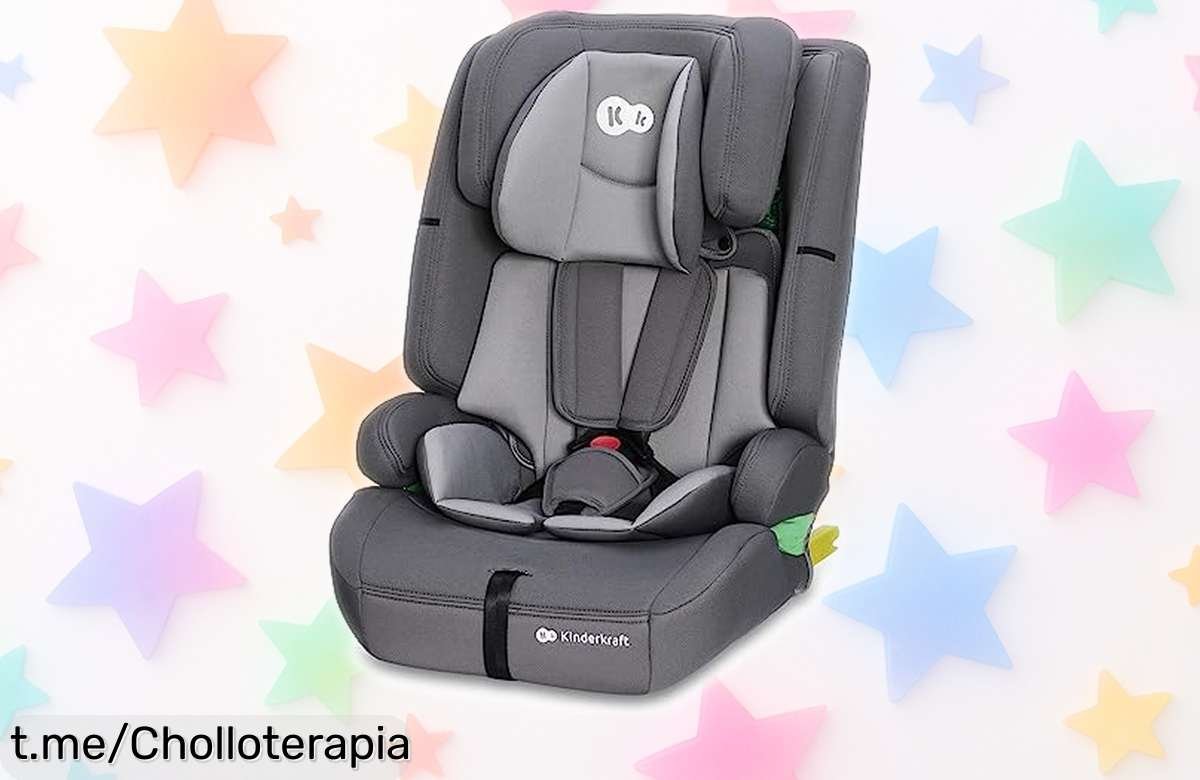 Silla de coche Kinderkraft Safety Fix 2 ISize, instalación fácil y súper segura a precio rebajado. ¡Corre, que esto vuela! Protege a tu peque con este ofertón irresistible.