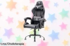 Silla gaming Itek Rhombus PF10 a precio rebajado: diseño moderno, giro 360° y altura regulable. ¡Aprovecha este super chollo antes de que se acabe y siente la diferencia ya!