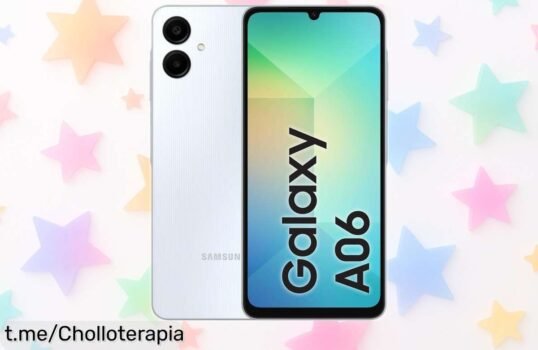 Smartphone Samsung Galaxy A06 con pantalla gigante y cámara de 50MP, ¡rebajado a un precio que volará! No te quedes sin él, hazlo tuyo ya y disfruta al máximo.