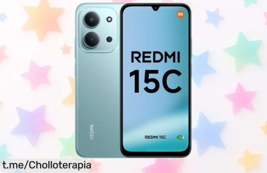 Smartphone Xiaomi Redmi 15C con pantalla gigante y batería de 6000 mAh, rebajado a un precio loco: ¡no te pierdas este super chollo que vuela!
