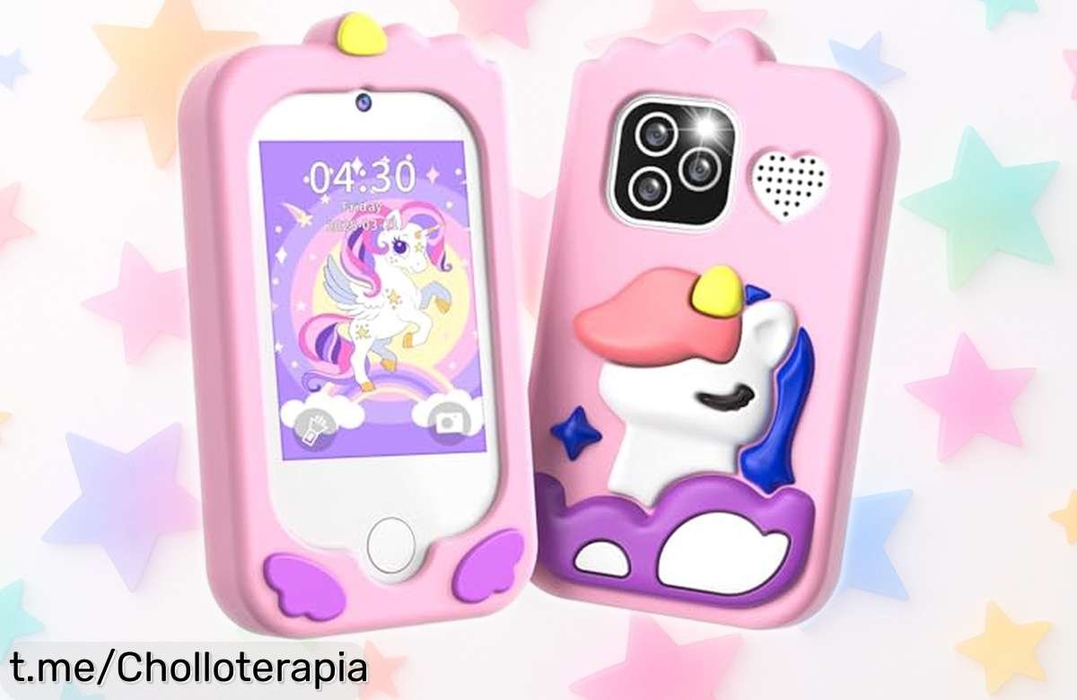 Smartphone cámara infantil Chakeyake con doble cámara y juegos educativos a precio loco; la alegría de los peques no tiene precio, ¡aprovéchalo ya!