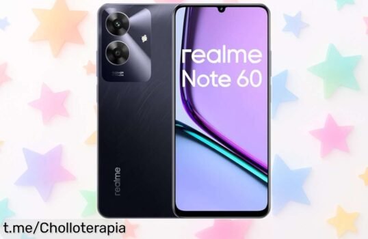 Smartphone súper resistente realme Note 60 con cámara de 32 MP a precio rebajado que vuela, ¡asegúrate el tuyo antes que se agote y vive cada instante al máximo!