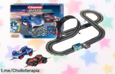 Sonic The Hedgehog 4.9: super pista de casi 5 metros con coches incluidos a precio rebajado que no puedes dejar escapar, ¡diversión garantizada para los más rápidos!