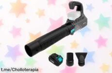 Soplador a batería Cecotec Airforce 4000 Bazooka Turbo, velocidad impresionante y función turbo; ¡aprovéchalo ya que su precio ha bajado como nunca antes!