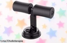 Soporte de abdominales SitUp negro de ventosa resistente, ¡rebajado! Aprovecha este super chollo y empieza a verte fuerte desde casa antes que se agote.
