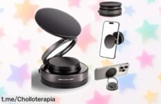 Soporte magnético Suoxiom para móvil en el coche con giro 360° a precio muy bajo, no dejes pasar esta oportunidad y disfruta del viaje sin preocupaciones.