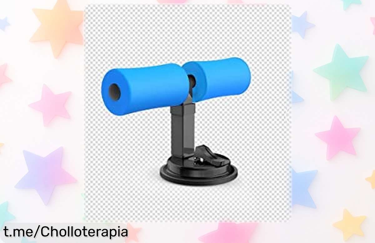 Soporte para abdominales súper resistente que simplifica tu entrenamiento en casa: ¡ofertón sorpresa ideal para darle caña al core y ponerte en forma ya!