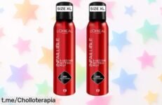 Spray fijador Infaillible 36h de L’Oréal Paris a precio loco: look perfecto que aguanta todo ¡Llévate 2 unidades en oferta rebajada antes de que se agoten y destaca sin miedo!