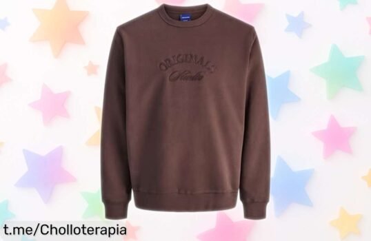 Sudadera Jack & Jones caoba, un chollazo con diseño único que lleva tu look casual al siguiente nivel. ¡Date prisa, se agotan en un abrir y cerrar de ojos!