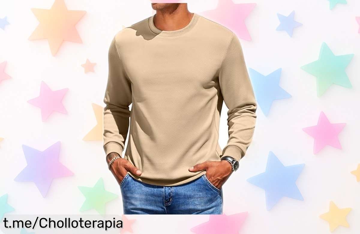 Sudadera para hombre Coofandy XL, ¡caída de precio nunca vista! No te pierdas este ofertón: siente el calor y la confianza que necesitas para brillar en cualquier ocasión.