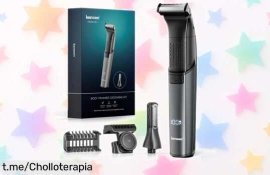 Súper chollo: Afeitadora eléctrica impermeable Kensen multifuncional, rebajada y lista para que te sientas fresco y seguro en cualquier momento, ¡cómprala ya!