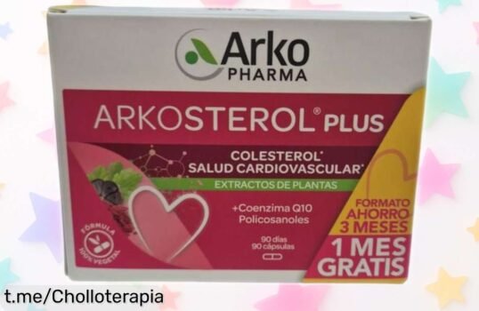Super oferta en Arkopharma Arkosterol Plus Levadura Roja De Arroz + Q10, 90 cápsulas para controlar tu colesterol. Precio rebajado que no querrás dejar escapar ¡Cuida tu salud ya!