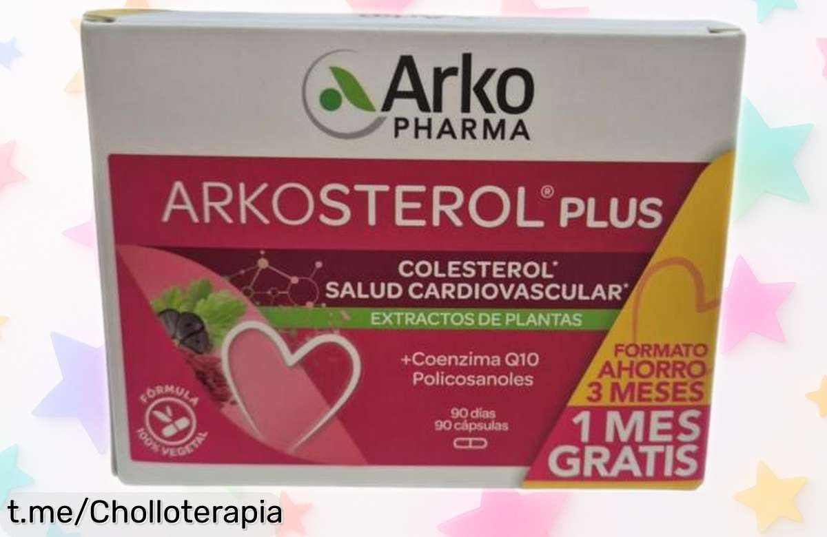 Super oferta en Arkopharma Arkosterol Plus Levadura Roja De Arroz + Q10, 90 cápsulas para controlar tu colesterol. Precio rebajado que no querrás dejar escapar ¡Cuida tu salud ya!