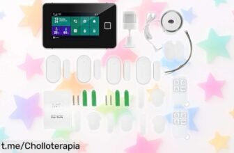 Super panel de alarma táctil 4,3” con wifi y avisos al instante para una casa segura a precio ridículo, protege tu hogar y vive tranquilo hoy mismo.