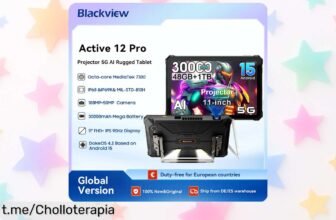 Tablet resistente Blackview Active 12 Pro con proyector, super oferta a precio loco por tiempo limitado: ¡siente la tecnología en tus manos antes de que se agote!