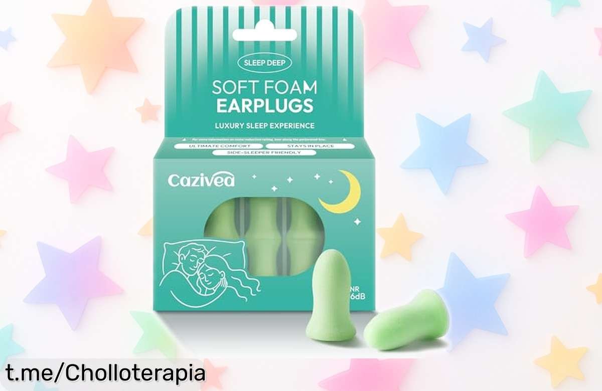 Tapones de oído Cazivea 2026 que bloquean hasta 36dB para un sueño profundo, ¡super chollo con estuche portátil! Aprovecha esta oferta limitada y duerme como nunca antes.