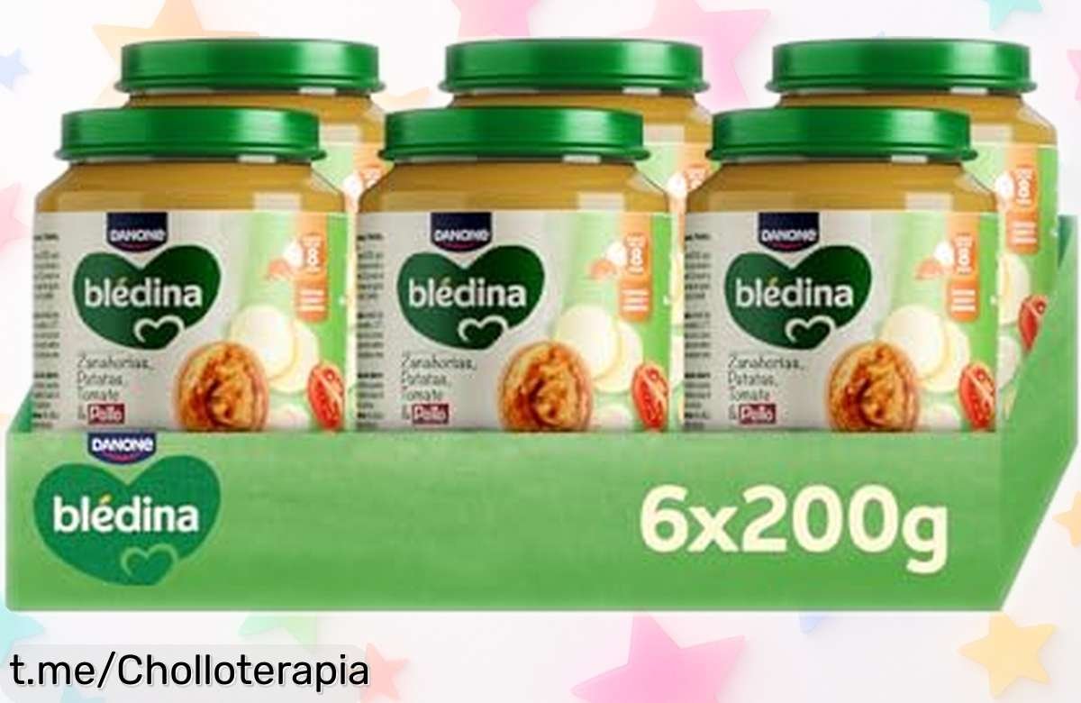 Tarritos blanditos Bledina: un pack de 6 deliciosos sabores naturales para tu bebé a precio rebajadísimo, ¡jas más que una oferta que hará feliz a tu peque!