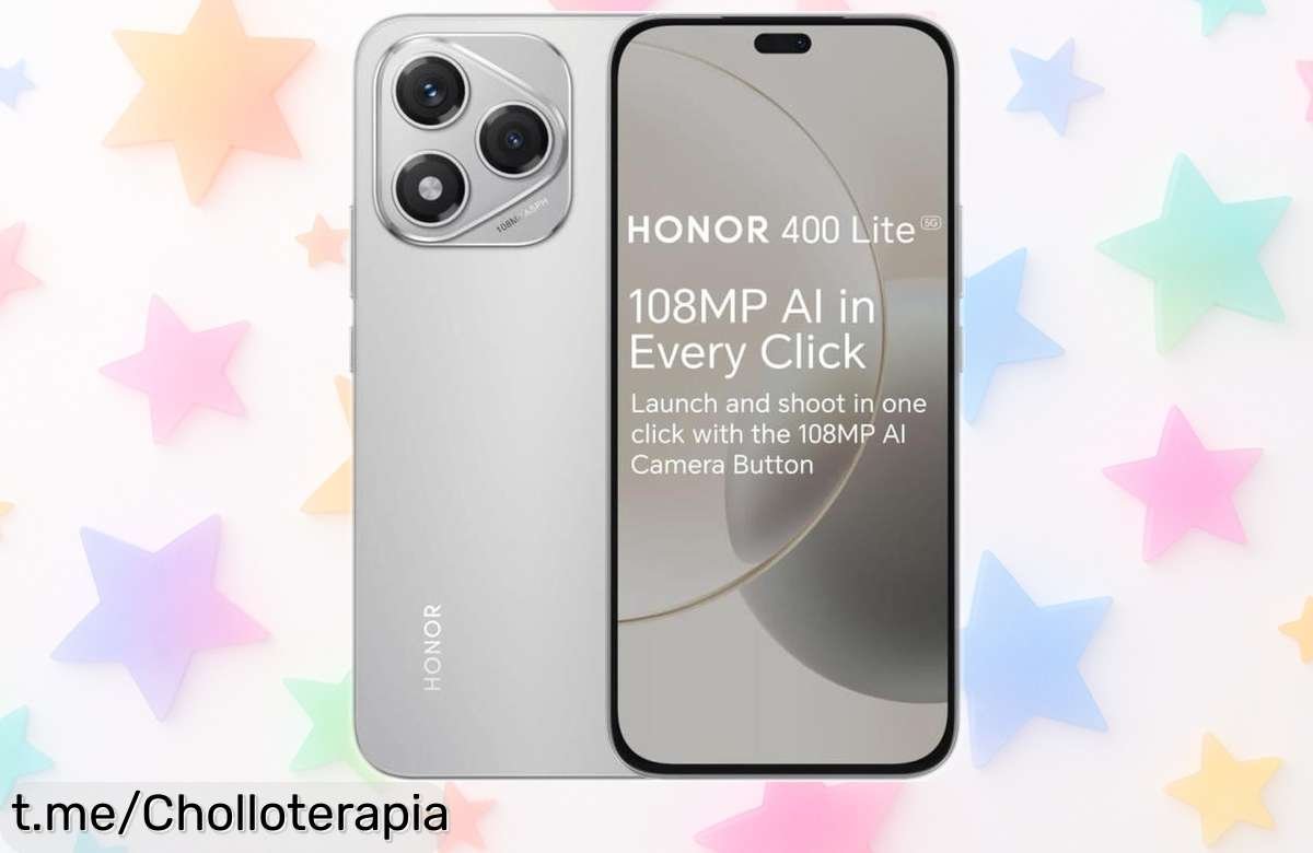 Teléfono 5G Honor 400 Lite con súper cámara de 108 MP a precio de locura, disfruta la mejor tecnología antes que se agote ¡No te lo pierdas!