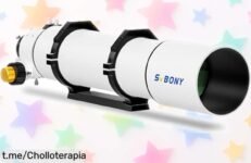 Telescopio refractor Svbony SV48P con ópticas multicapa a precio rebajado, ¡descubre el universo y vive la emoción de tu mayor aventura!