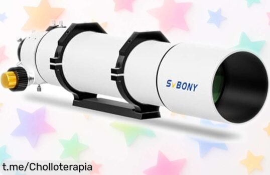 Telescopio refractor Svbony SV48P con ópticas multicapa a precio rebajado, ¡descubre el universo y vive la emoción de tu mayor aventura!