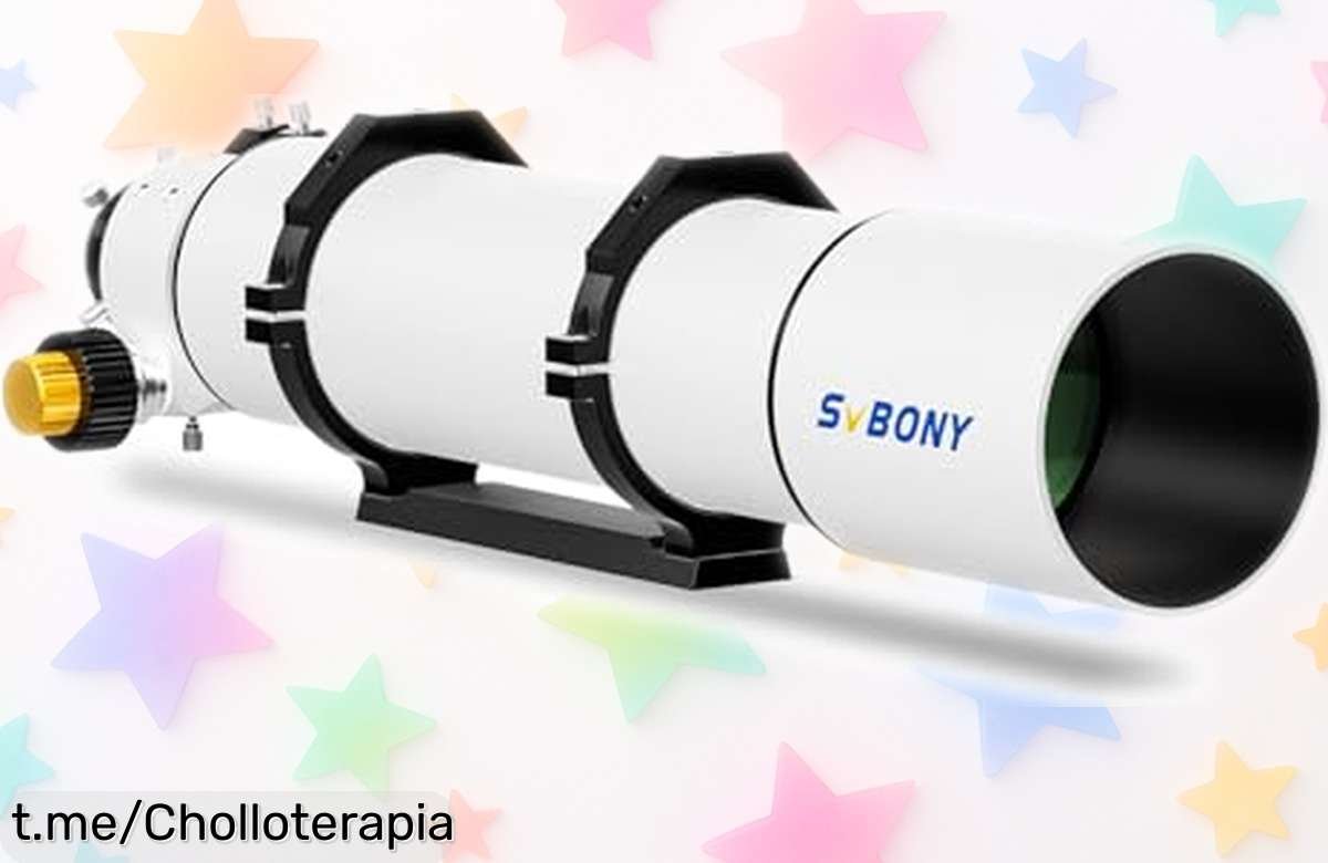 Telescopio refractor Svbony SV48P con ópticas multicapa a precio rebajado, ¡descubre el universo y vive la emoción de tu mayor aventura!