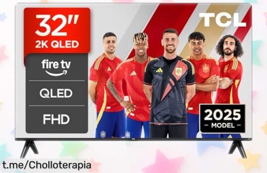 Televisión inteligente TCL 32 FHD con Fire TV, imagen espectacular a un precio rebajado que vuela, no dejes pasar esta oportunidad para disfrutar tus pelis y series favoritas.