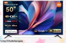 Televisor QLED 50 Xiaomi Pro 2026 a precio loco, calidad UltraHD 4K y Dolby Audio para vivir tus series como nunca. ¡No esperes más, que se acaban!