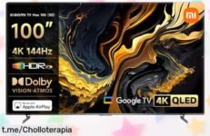 Televisor gigante Xiaomi TV Max 100 2025: disfruta juegos y películas como nunca antes, ahora a un precio rebajado que vuela. ¡No dejes pasar este super chollo emocionante!