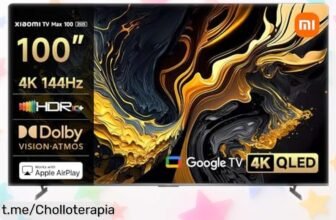 Televisor gigante Xiaomi TV Max 100 2025: disfruta juegos y películas como nunca antes, ahora a un precio rebajado que vuela. ¡No dejes pasar este super chollo emocionante!
