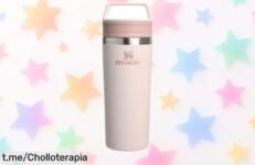 Termo café Togo Stanley 0.47L con tapa antifugas y precio rebajado: mantén tu bebida caliente o fría horas, ¡disfrútalo ya en cada sorbo sin perder tiempo!