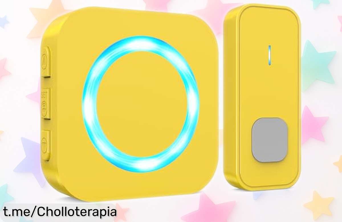 Timbre inalámbrico SURFOU con 400m de alcance y 55 melodías a precio rebajado: ¡un super chollo que hará tus días más fáciles! No te lo pierdas, date prisa y súbete al ritmo.