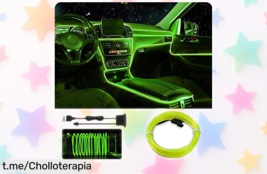 Tira led multicolor de 5 m, resistente al agua y fácil instalación a un precio rebajado que no puedes dejar pasar. ¡Anima tu espacio antes de que se agoten!