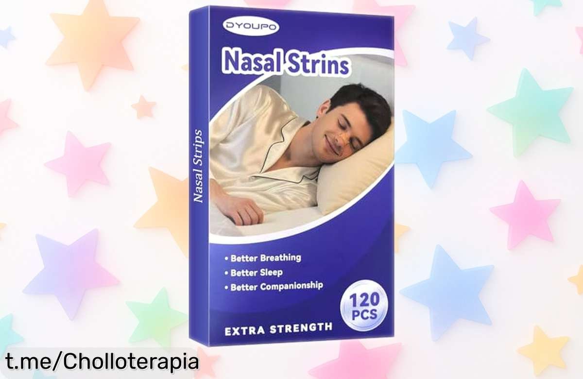 Tiras nasales antironquidos que transforman tu descanso con precio rebajado, ¡aprovecha este super chollo y respira mejor mientras sueñas!