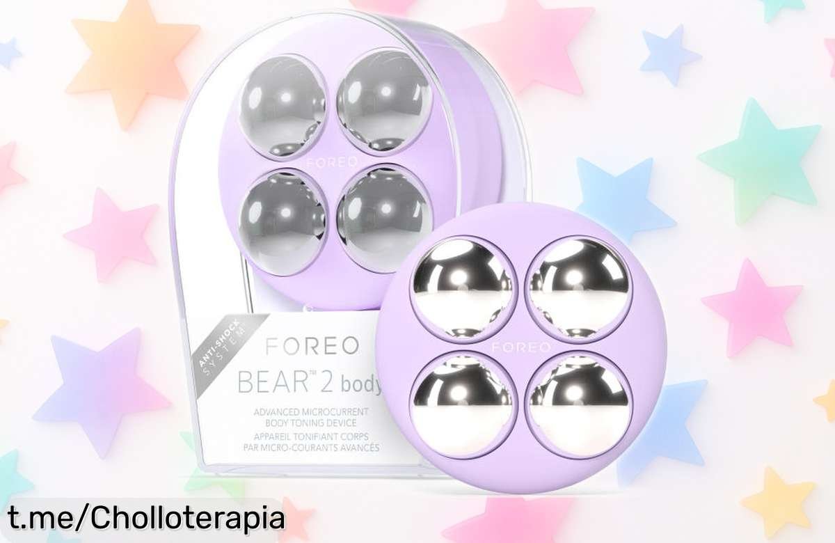 Tonificador corporal avanzado con microcorriente FOREO BEAR 2 a precio loco, reafirma y drena la celulitis. ¡Aprovecha este super chollo y siéntete increíble hoy!