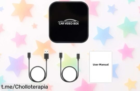 Transforma tu coche con el adaptador inalámbrico CarPlay y Android Auto, ¡ahora a un precio rebajado que no podrás ignorar! Conéctate y disfruta al instante.