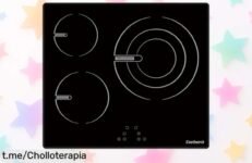 Transforma tu cocina con la placa vitrocerámica Corberó CCVG35BF, ¡un super chollo rebajado que hará de cocinar un placer! No te quedes sin ella, ¡la ocasión perfecta para brillar en tus recetas!