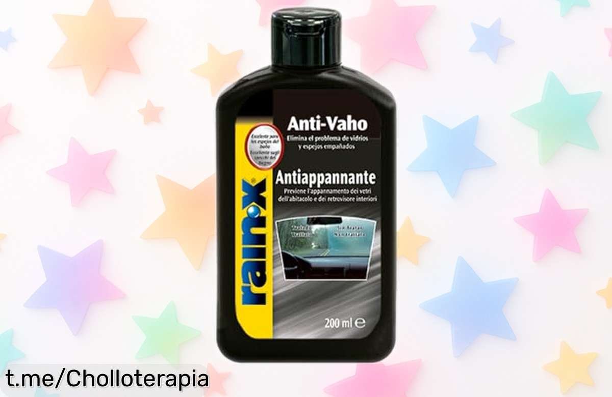 Tratamiento antivaho RainX 200ml a precio rebajado, protección brutal para lunas y espejos. No dejes que el vaho te detenga, compra ya y mejora tu visión al volante.