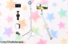 Trípode K&F Concept de 180 cm con mando Bluetooth y giro 360° a precio loco, ¡aprovecha este descuentazo limitado antes de que se agote y captura momentos únicos!