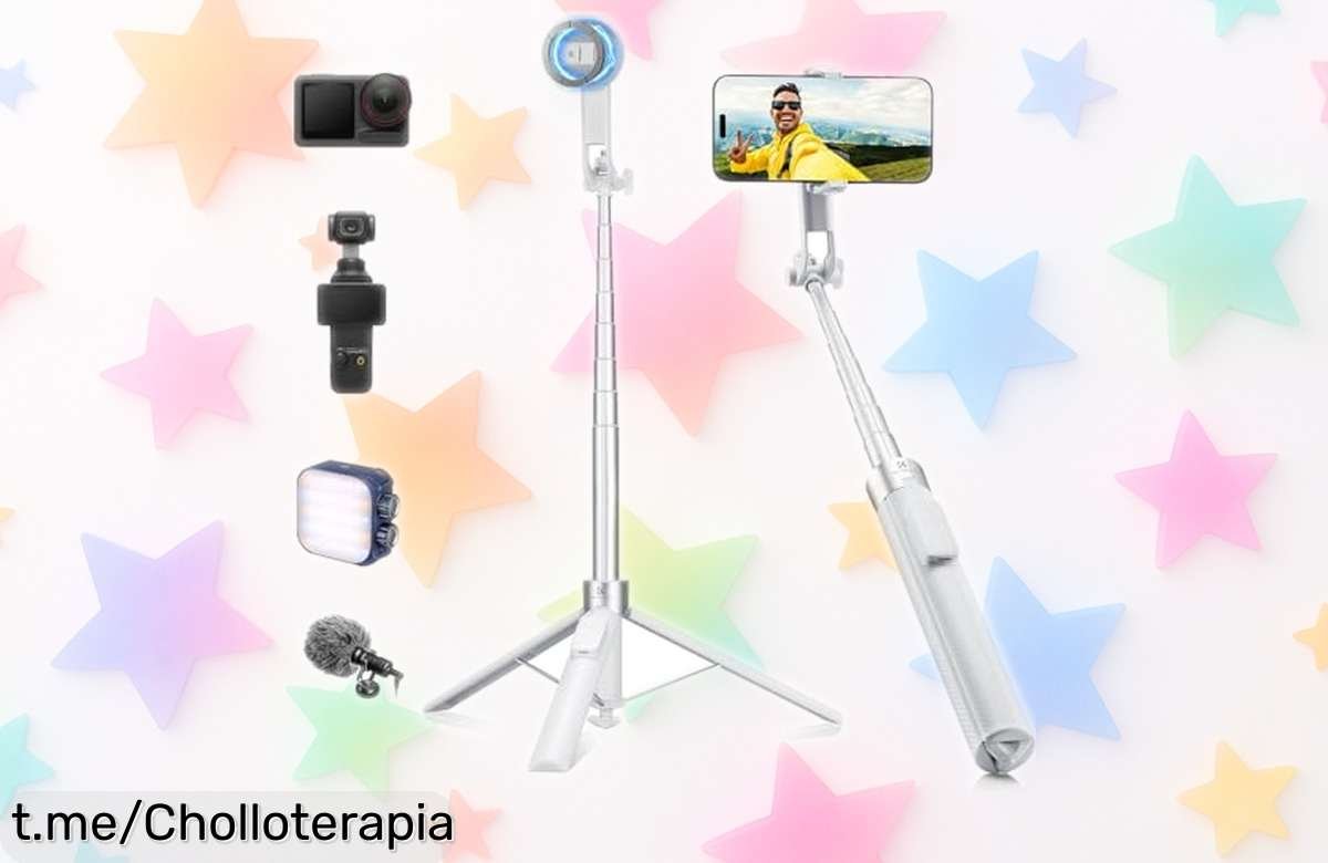 Trípode K&F Concept de 180 cm con mando Bluetooth y giro 360° a precio loco, ¡aprovecha este descuentazo limitado antes de que se agote y captura momentos únicos!