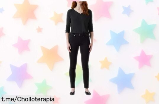 Vaqueros clásicos ajustados Levi's Soft Black para mujer con precio rebajado, ¡aprovéchate de este super chollo y despierta tu confianza en cada paso!