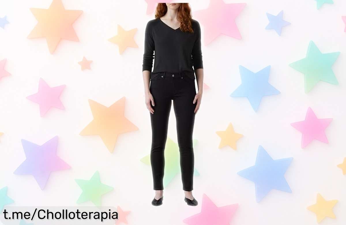 Vaqueros clásicos ajustados Levi’s Soft Black para mujer con precio rebajado, ¡aprovéchate de este super chollo y despierta tu confianza en cada paso!