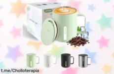 Vaso térmico de acero inoxidable que mantiene tu bebida perfecta durante horas, ¡super chollo a precio loco! Lleva contigo el sabor y frescura sin preocupaciones.