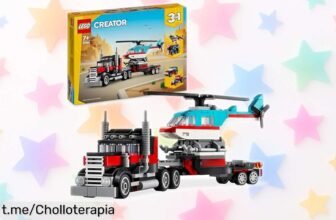 Vehículo 3 en 1 LEGO Creator: Camión, helicóptero y SUV a un precio rebajado que no puedes dejar pasar. ¡Construye diversión infinita y crea recuerdos inolvidables ya!